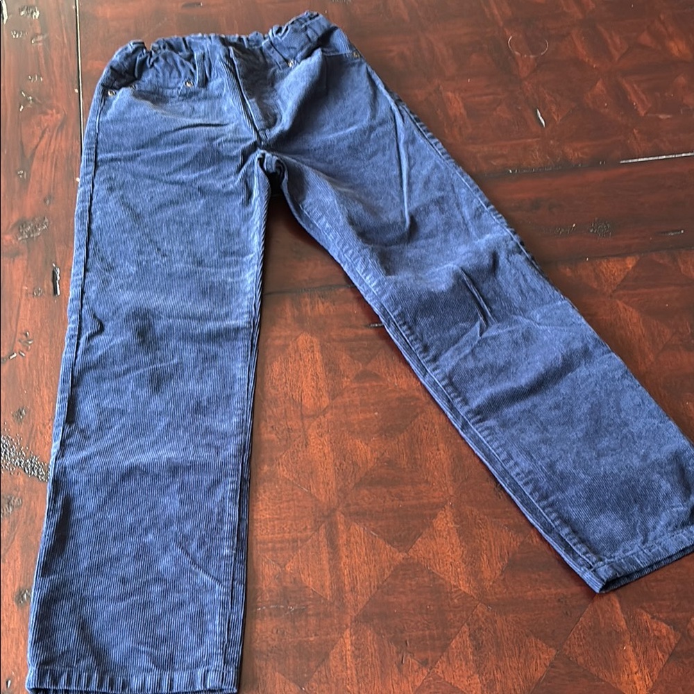 Janie & Jack Size 8 Blue Corduroy Pants